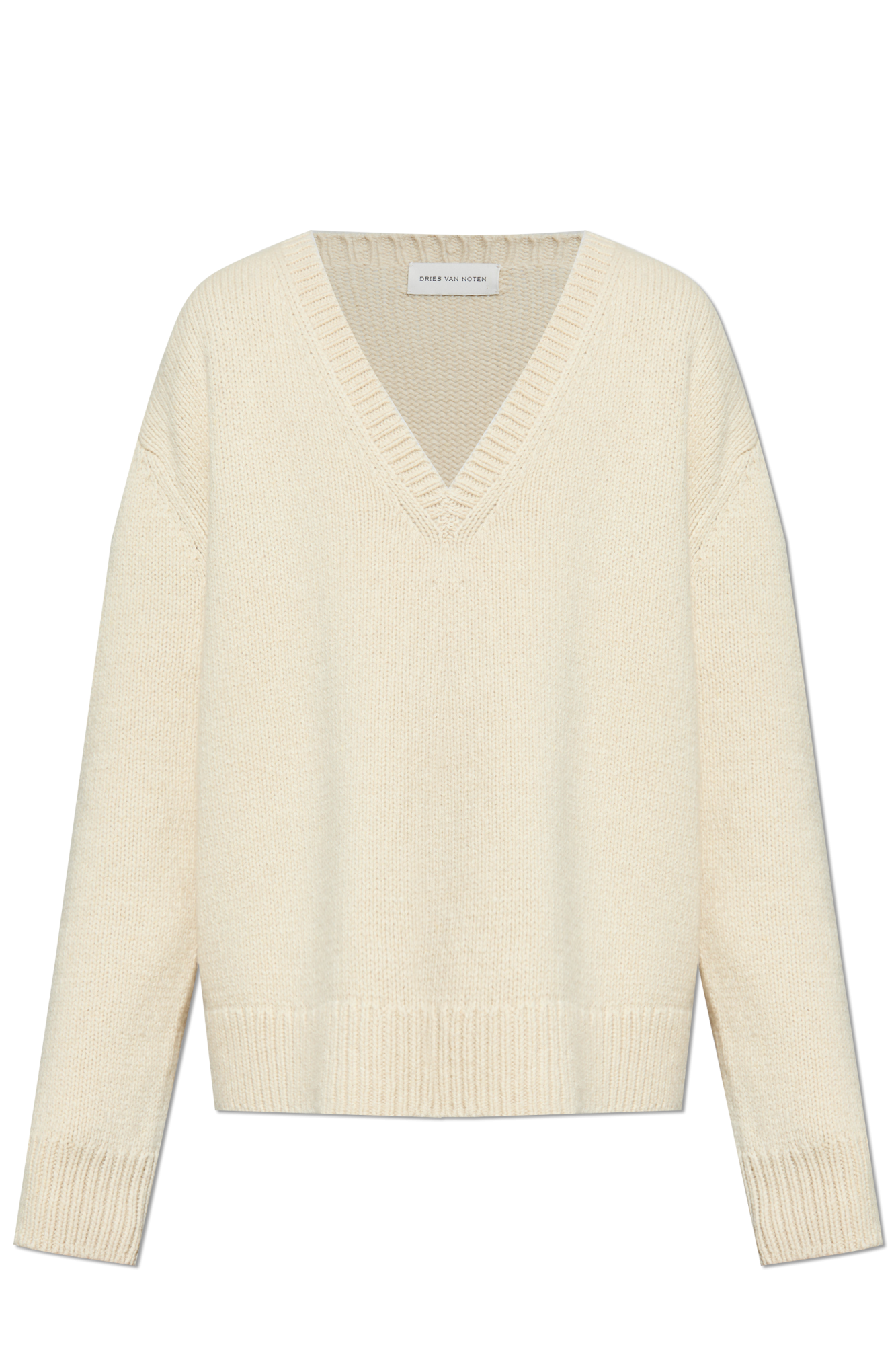 トップス DRIES VAN NOTEN HEGLAND WHITE SIZE S Oversized Longsleeve T-Shirt White – Slam Jam®